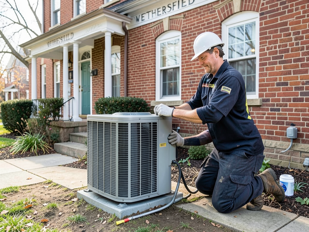 Professional central air conditioning installation