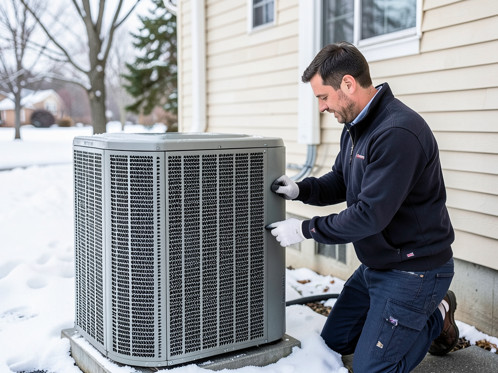 Protecting Your Outdoor HVAC Unit from Heavy Snow and Falling Debris in Wethersfield